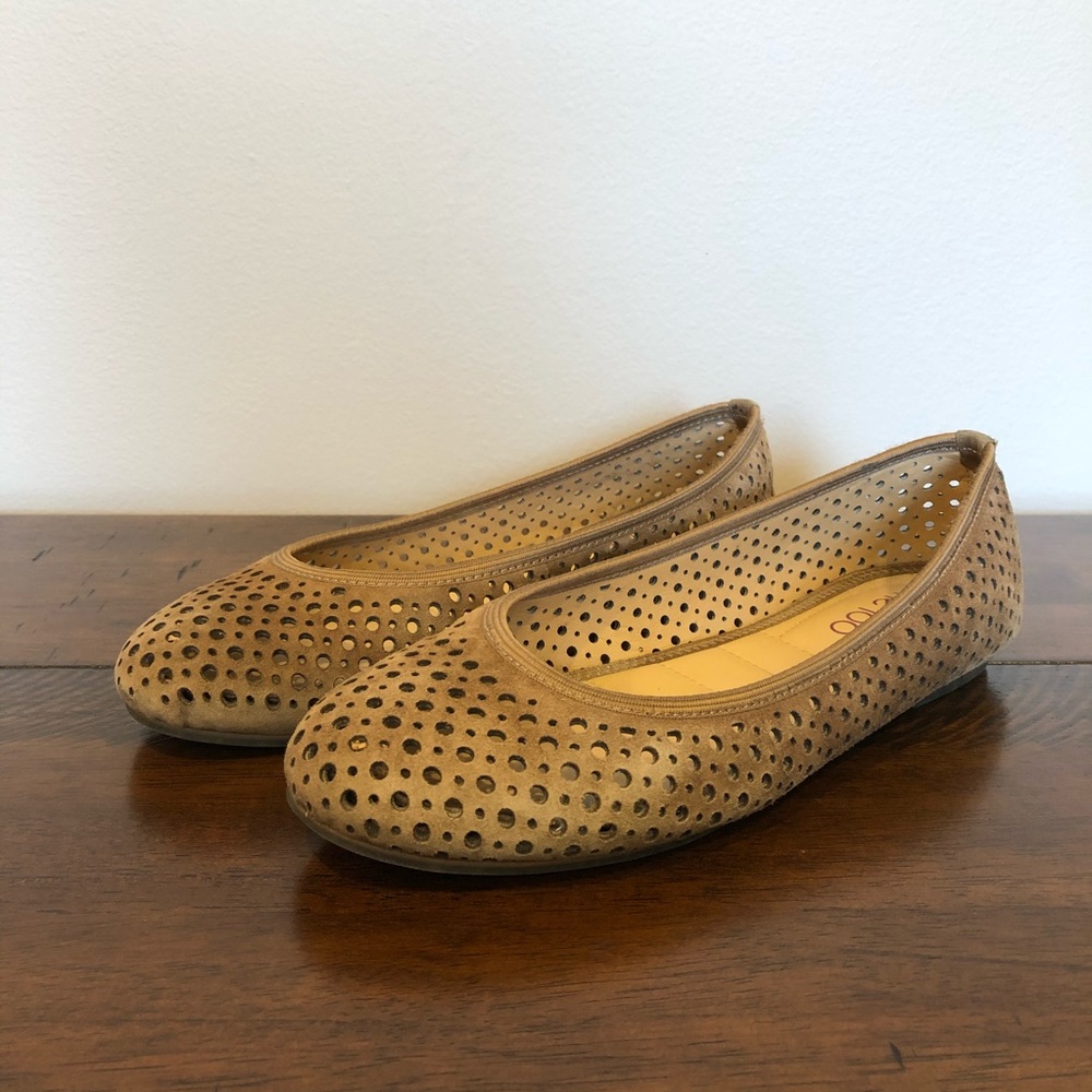 Me too Leather Ballet Flats